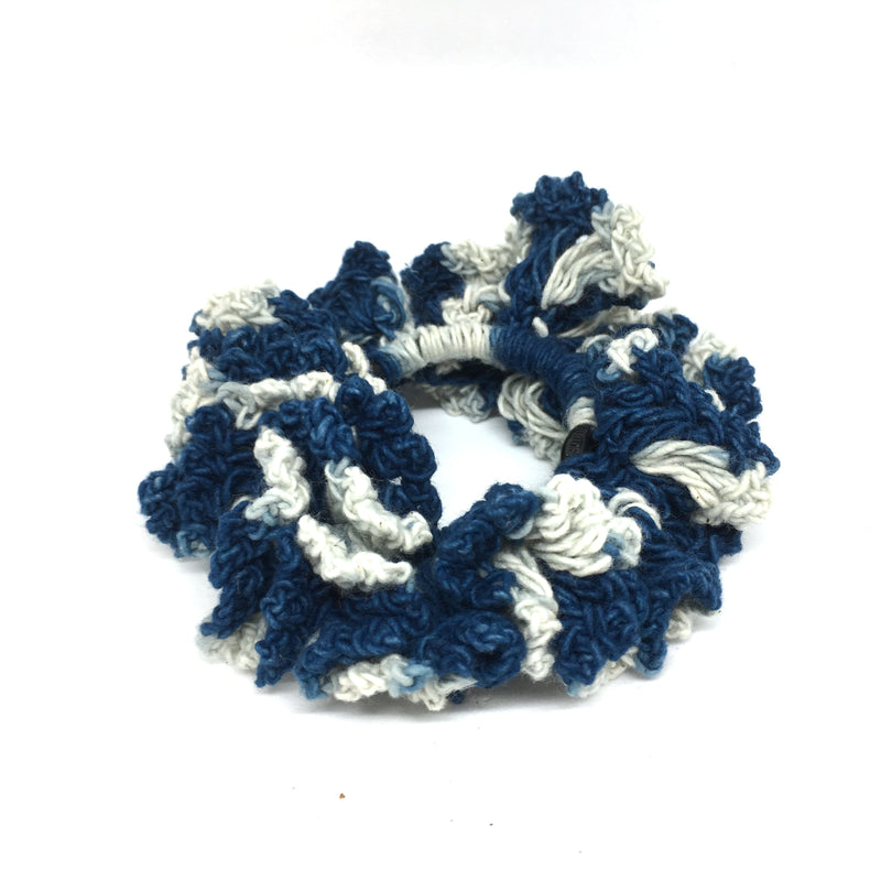 Handmade Natural Indigo Dye Hair Scrunchie